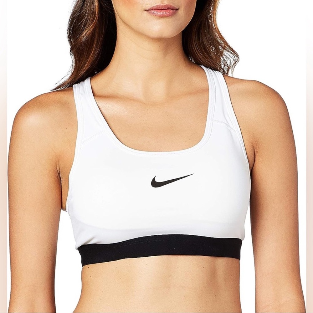 White Nike Dri-Fit Sports bra Size L